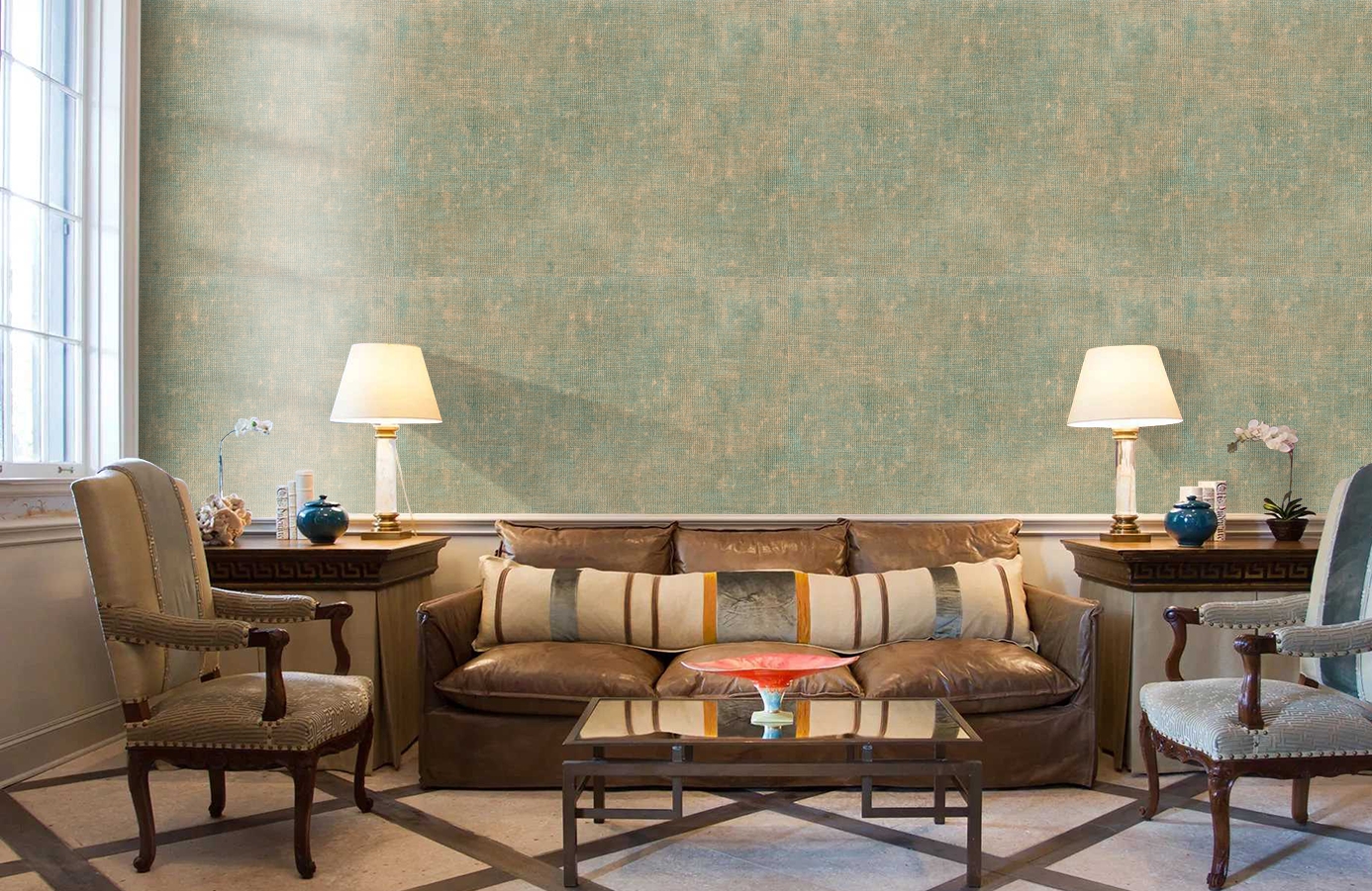 Обои 7061-04 фото в интерьере кабинета