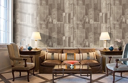 Обои 7062-12 фото в интерьере кабинета превью