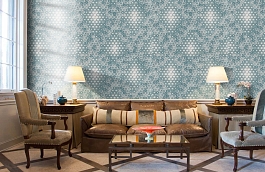 Обои 7076-09 фото в интерьере кабинета превью