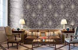 Обои 7076-12 фото в интерьере кабинета превью