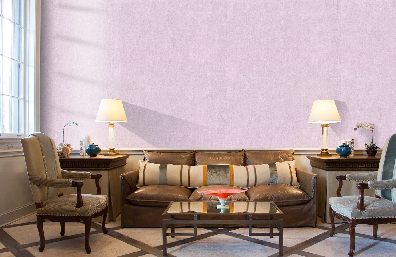 Обои 7079-07 фото в интерьере кабинета