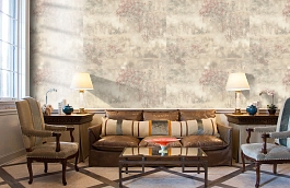 Обои 7084-02 фото в интерьере кабинета превью