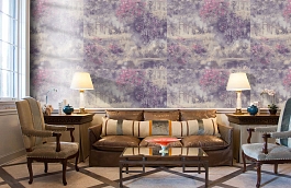 Обои 7084-18 фото в интерьере кабинета превью