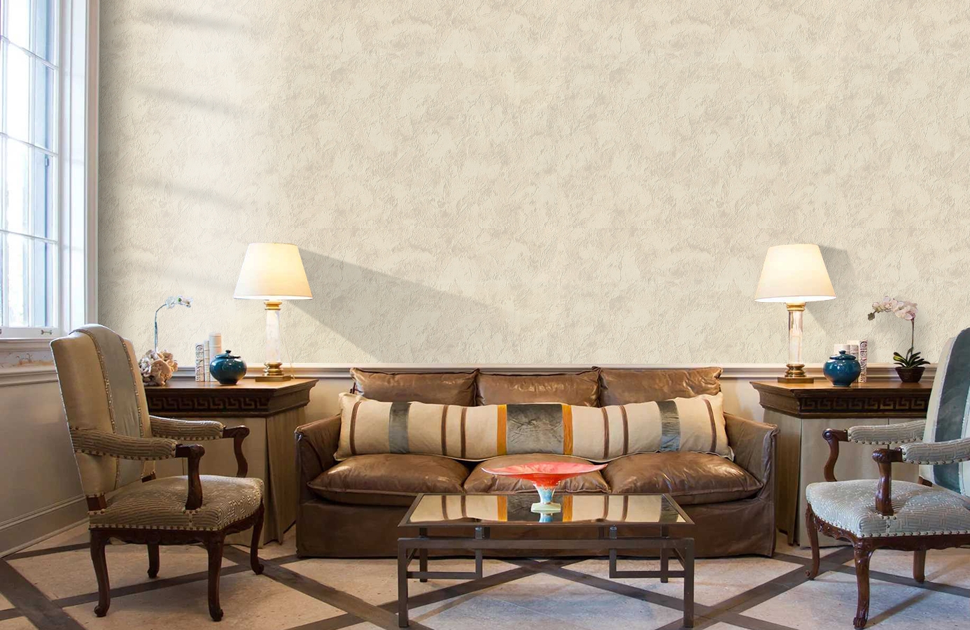 Обои 7085-02 фото в интерьере кабинета