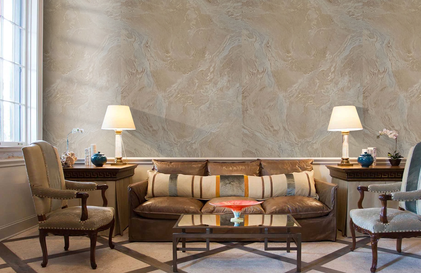 Обои 71517 фото в интерьере кабинета