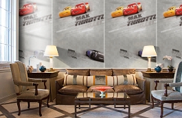 Обои E-D-005B фото в интерьере кабинета превью