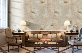 Обои E37003 фото в интерьере кабинета превью