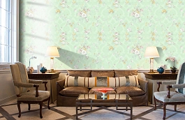 Обои WS20074 фото в интерьере кабинета превью