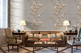 Обои R11220 фото в интерьере кабинета превью