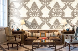 Обои R1907 фото в интерьере кабинета превью