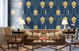 Обои R22107 фото в интерьере кабинета превью