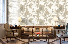 Обои R3005 фото в интерьере кабинета превью