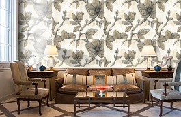 Обои R3007 фото в интерьере кабинета превью