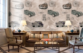 Обои 240191 фото в интерьере кабинета превью