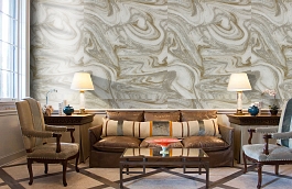 Обои 240314 фото в интерьере кабинета превью