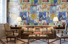 Обои 240381 фото в интерьере кабинета превью