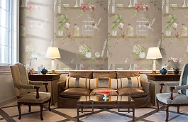 Обои 240431 фото в интерьере кабинета превью