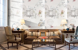 Обои 240451 фото в интерьере кабинета превью