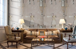 Обои 240461 фото в интерьере кабинета превью