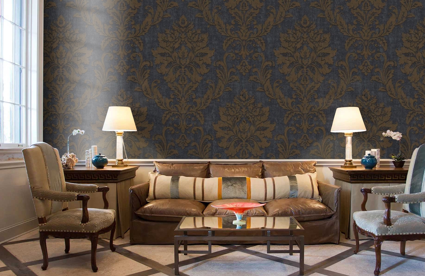 Обои VB3104 фото в интерьере кабинета Обои VB3104 фото в интерьере кабинета