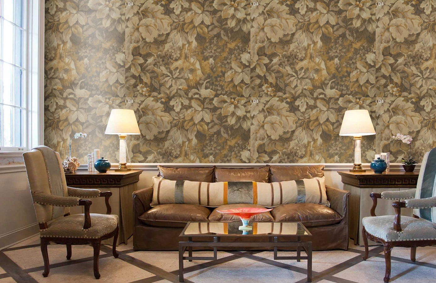 Обои 35804 фото в интерьере кабинета