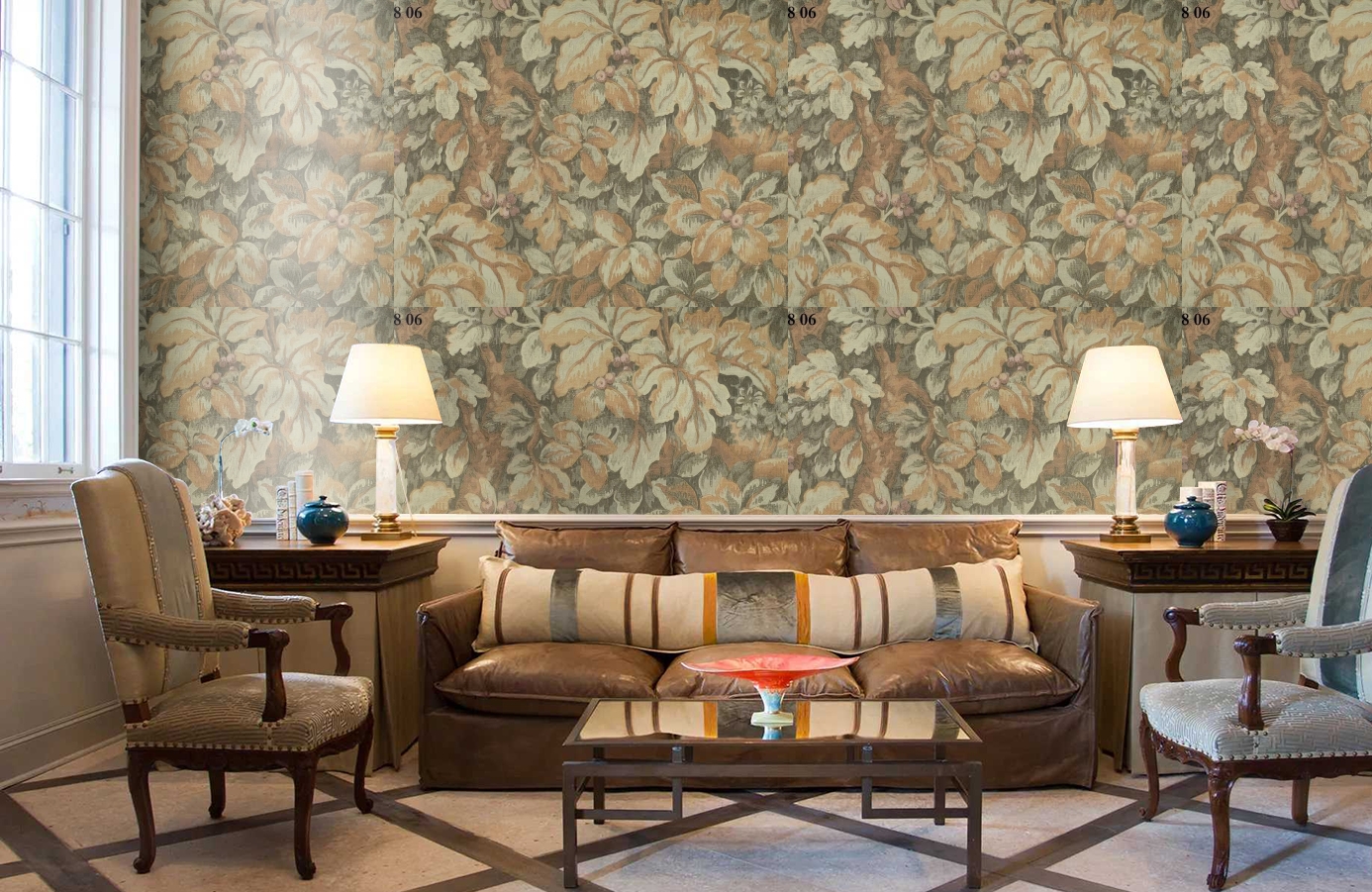 Обои 35806 фото в интерьере кабинета