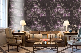 Обои 9011-12 фото в интерьере кабинета превью