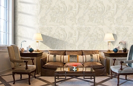 Обои 9015-01 фото в интерьере кабинета превью