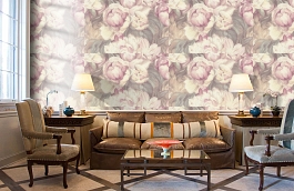 Обои 9017-01 фото в интерьере кабинета превью