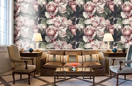 Обои 9017-22 фото в интерьере кабинета превью