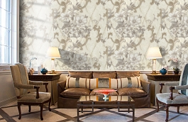 Обои 9023-01 фото в интерьере кабинета превью