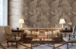 Обои 9027-12 фото в интерьере кабинета превью