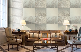 Обои 9039-04 фото в интерьере кабинета превью