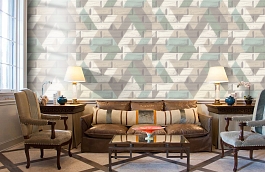 Обои 9050-04 фото в интерьере кабинета превью