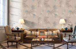 Обои 9054-02 фото в интерьере кабинета превью