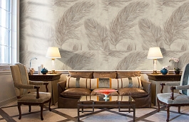 Обои 9063-02 фото в интерьере кабинета превью