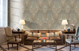 Обои 9089-04 фото в интерьере кабинета превью