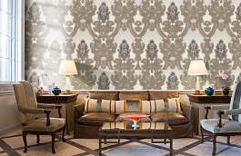 Обои 9089-16 фото в интерьере кабинета превью