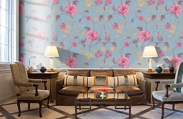 Обои 9112-03 фото в интерьере кабинета превью