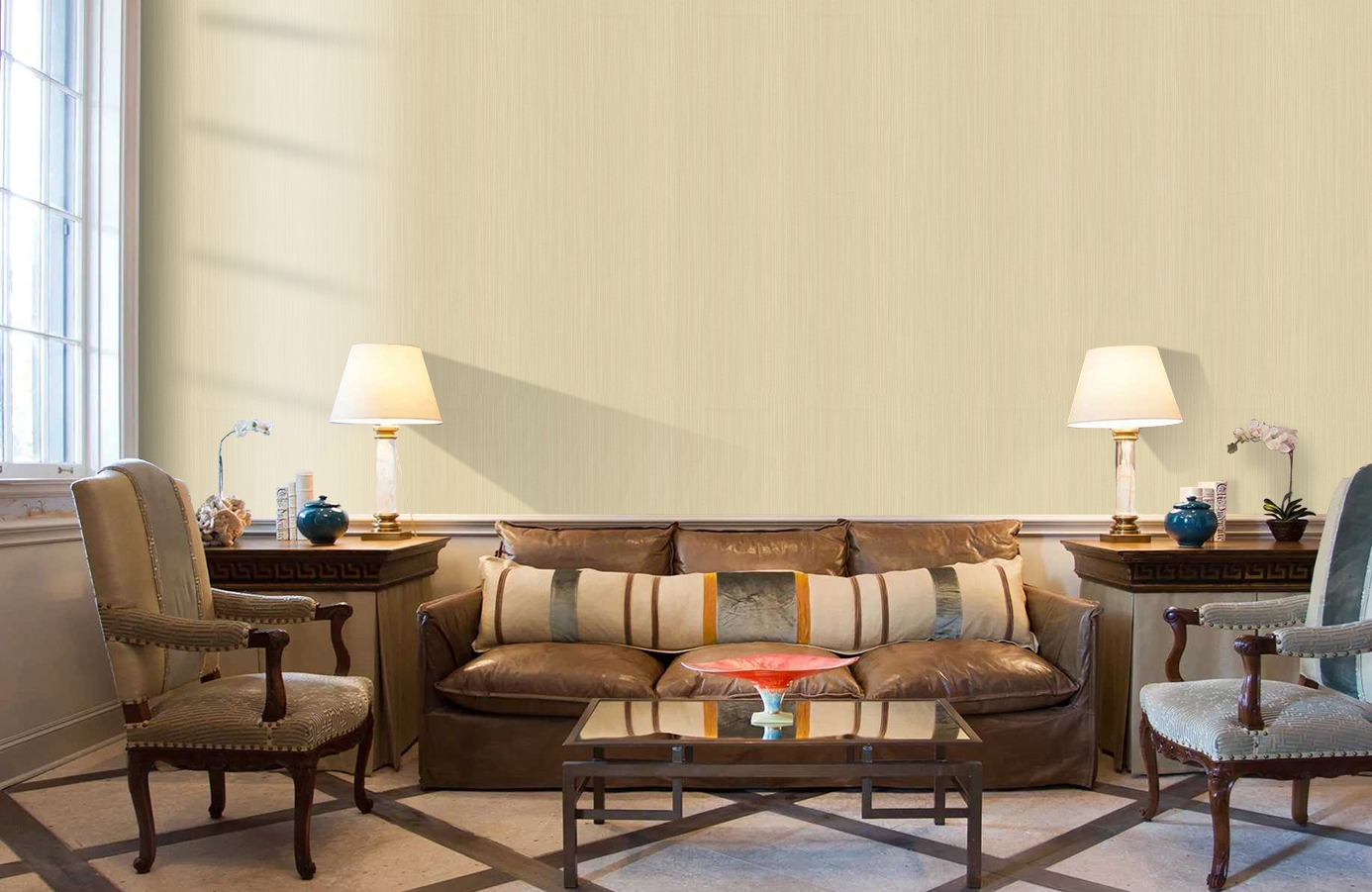 Обои 10277-03 фото в интерьере кабинета