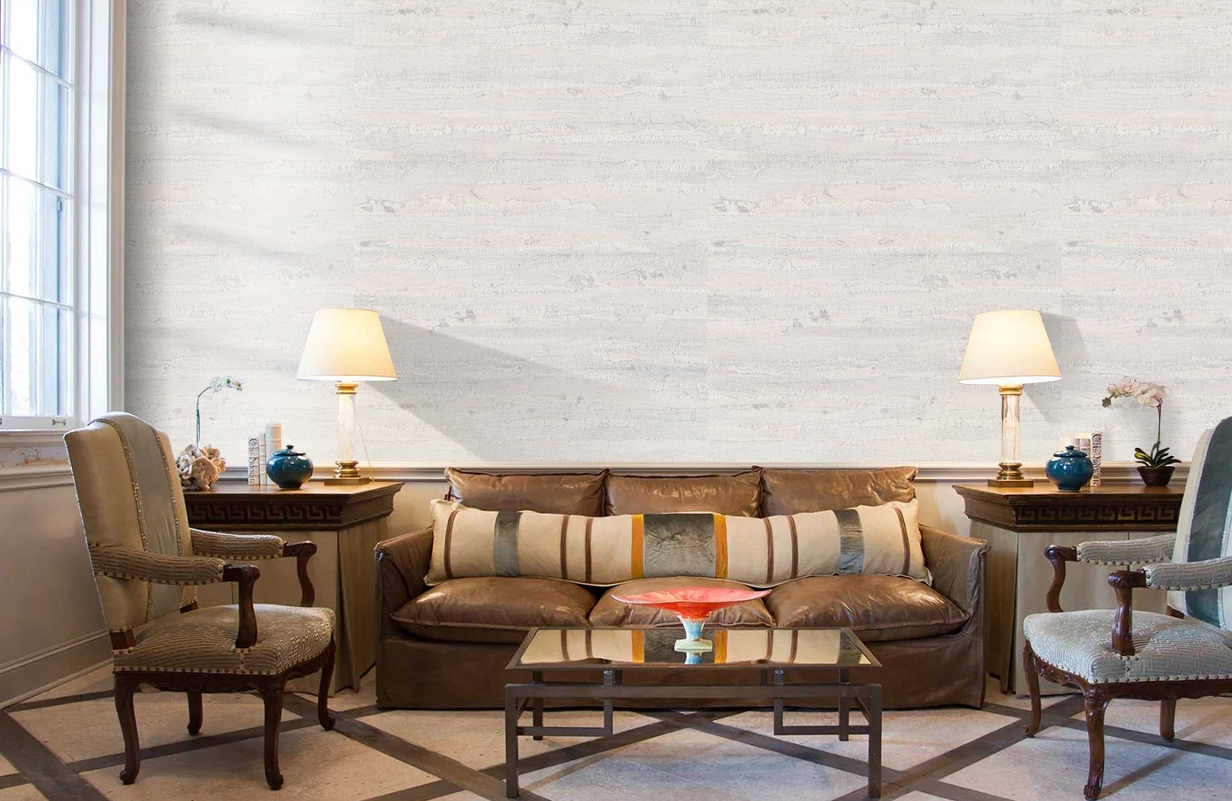 Обои 10355-03 фото в интерьере кабинета