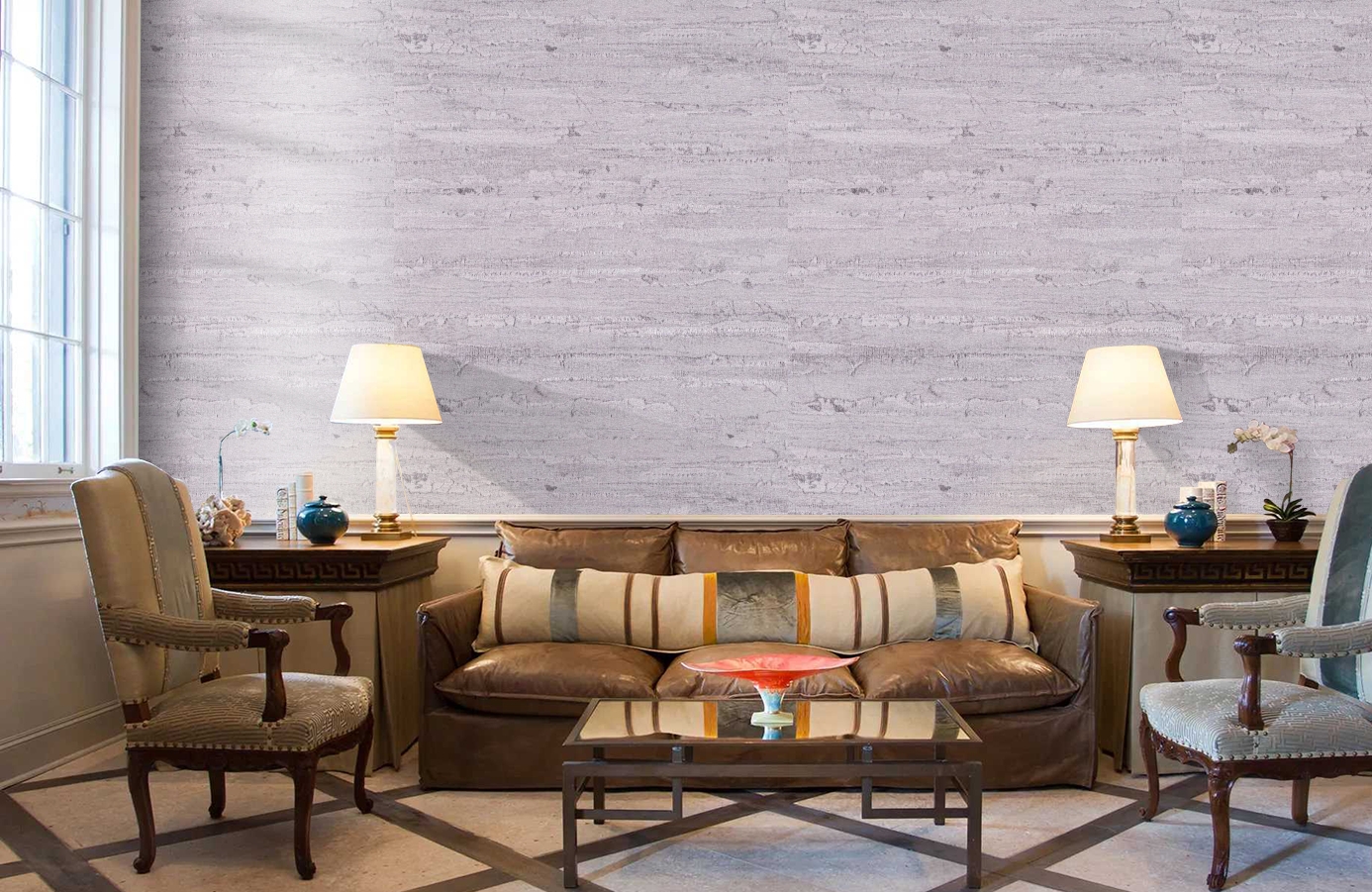 Обои 10355-06 фото в интерьере кабинета