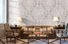 Обои 10443-02 фото в интерьере кабинета превью