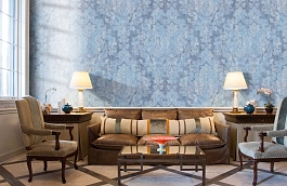 Обои 10443-03 фото в интерьере кабинета превью