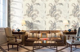 Обои 8003-01 фото в интерьере кабинета превью