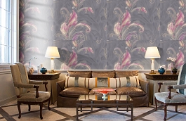 Обои 8003-11 фото в интерьере кабинета превью