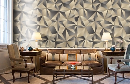 Обои 8015-22 фото в интерьере кабинета превью