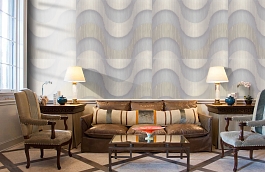 Обои 8022-03 фото в интерьере кабинета превью