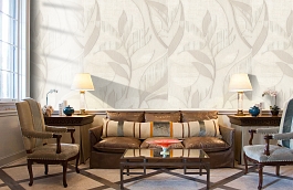 Обои 8025-01 фото в интерьере кабинета превью