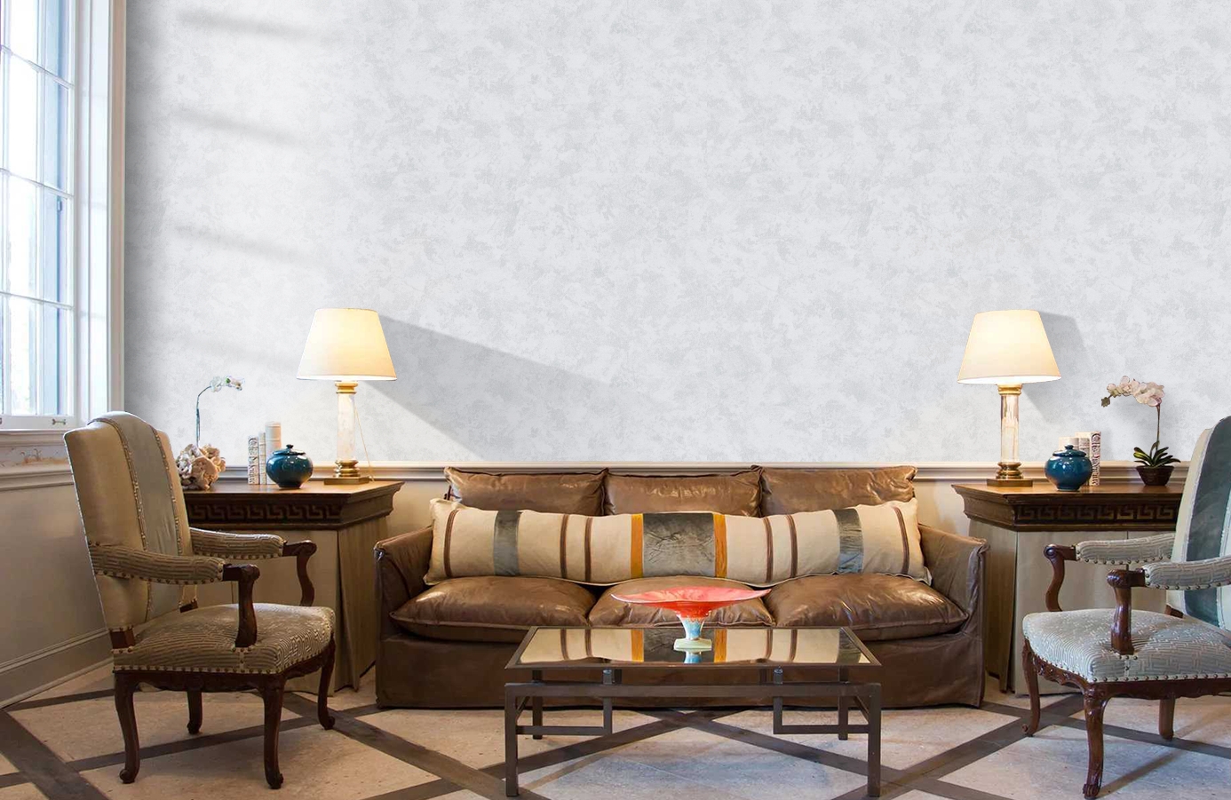 Обои 8036-11 фото в интерьере кабинета